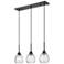 Berkshire 3 Light 27" Cord Hung Island Light Matte Black