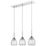 Berkshire 3 Light 27" Cord Hung Island Light Polished Nickel