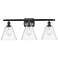 Berkshire 3 Light 28" Bath Light - Oil Rubbed Bronze - Clear Shade