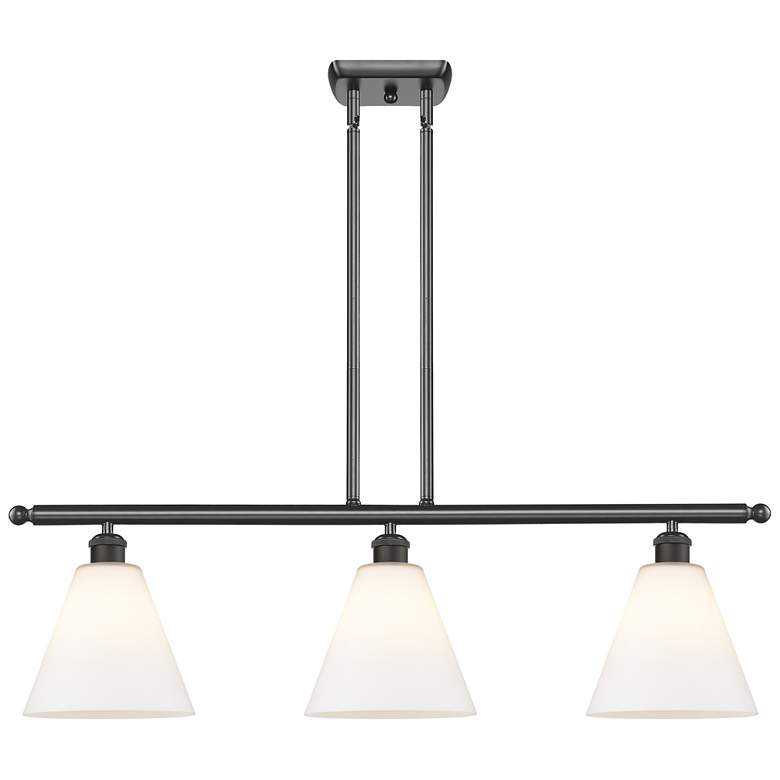 Image 1 Berkshire 3 Light 36" LED Island Light - Oil Rubbed Bronze - Matte Wh
