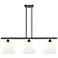 Berkshire 3 Light 36" LED Island Light - Oil Rubbed Bronze - Matte Wh