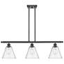 Berkshire 3 Light 36" LED Island Light - Oil Rubbed Bronze  - Seedy Sh