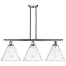 Berkshire 3 Light 39" LED Island Light - Brushed Satin Nickel  - Seedy