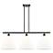 Berkshire 3 Light 39" LED Island Light - Oil Rubbed Bronze - Matte Wh
