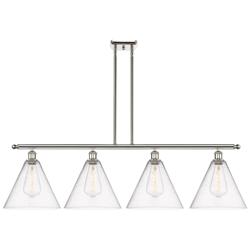 Berkshire 4 Light 50" LED Island Light - Brushed Satin Nickel  - Seedy