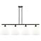 Berkshire 4 Light 50" LED Island Light - Oil Rubbed Bronze - Matte Wh