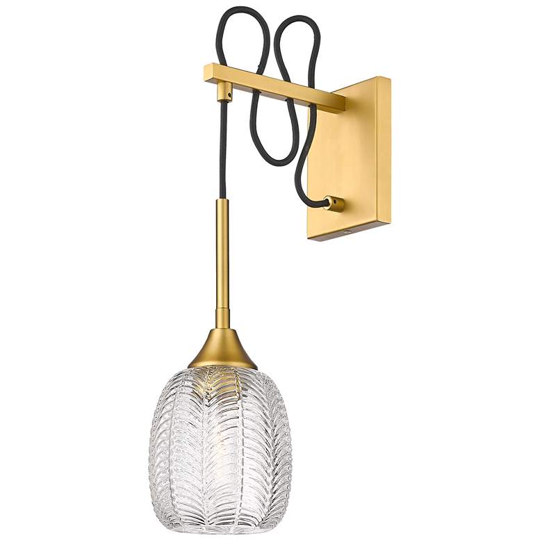 Image 1 Berkshire 5.5" Sconce Brushed Brass Finish