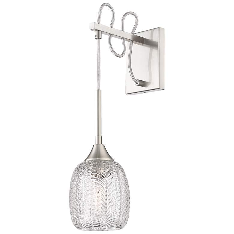 Image 1 Berkshire 5.5" Sconce Satin Nickel Finish