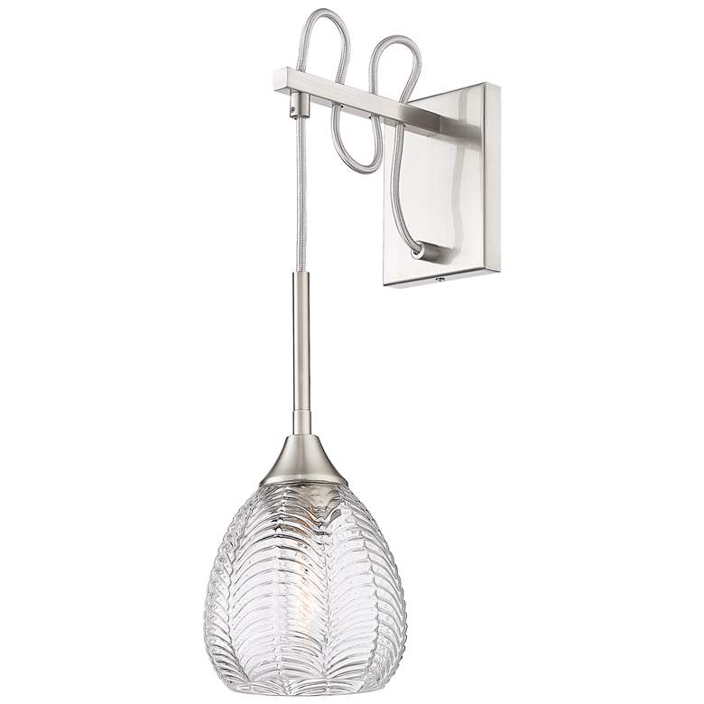 Image 1 Berkshire 6" Sconce Satin Nickel Finish