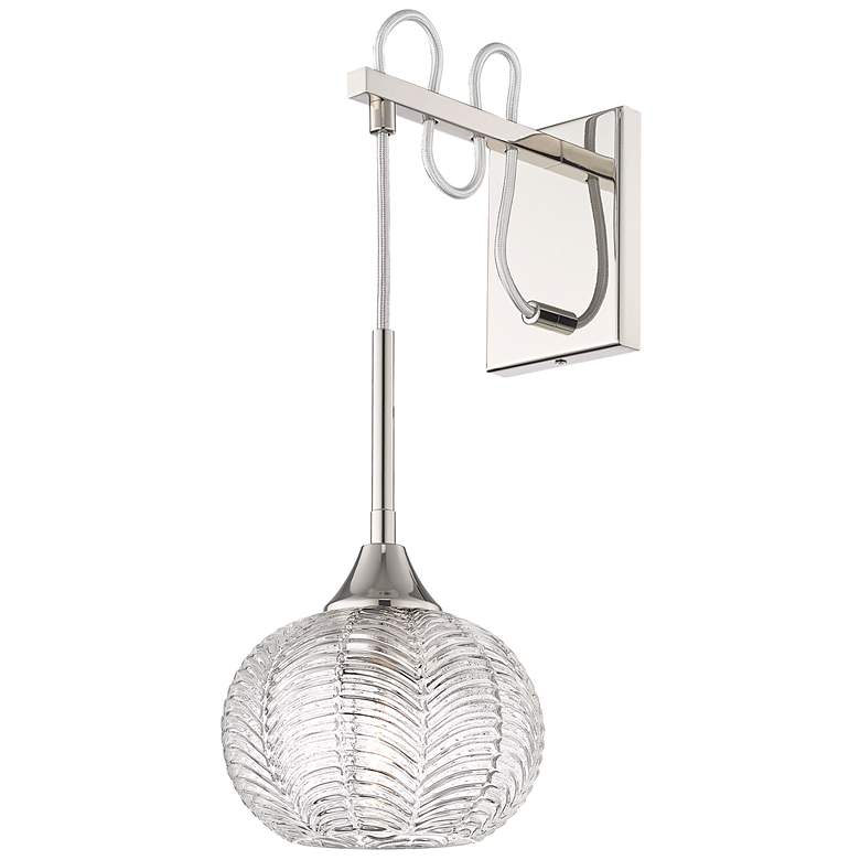Image 1 Berkshire 7" Sconce Polished Nickel Finish