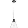 Berkshire 8" LED Mini Pendant - Oil Rubbed Bronze - Clear Shade