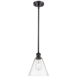 Berkshire 8" LED Mini Pendant - Oil Rubbed Bronze - Clear Shade