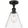 Berkshire 8" LED Semi-Flush Mount - Oil Rubbed Bronze - Clear Shade