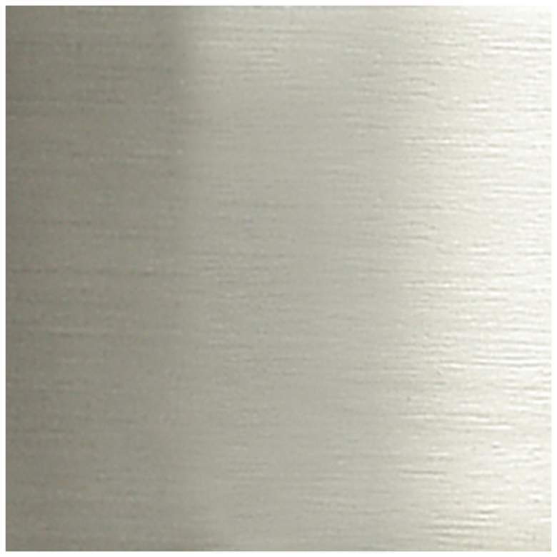 Image 5 Berkshire 8"W Satin Nickel LED Mini Pendant with White Glass more views