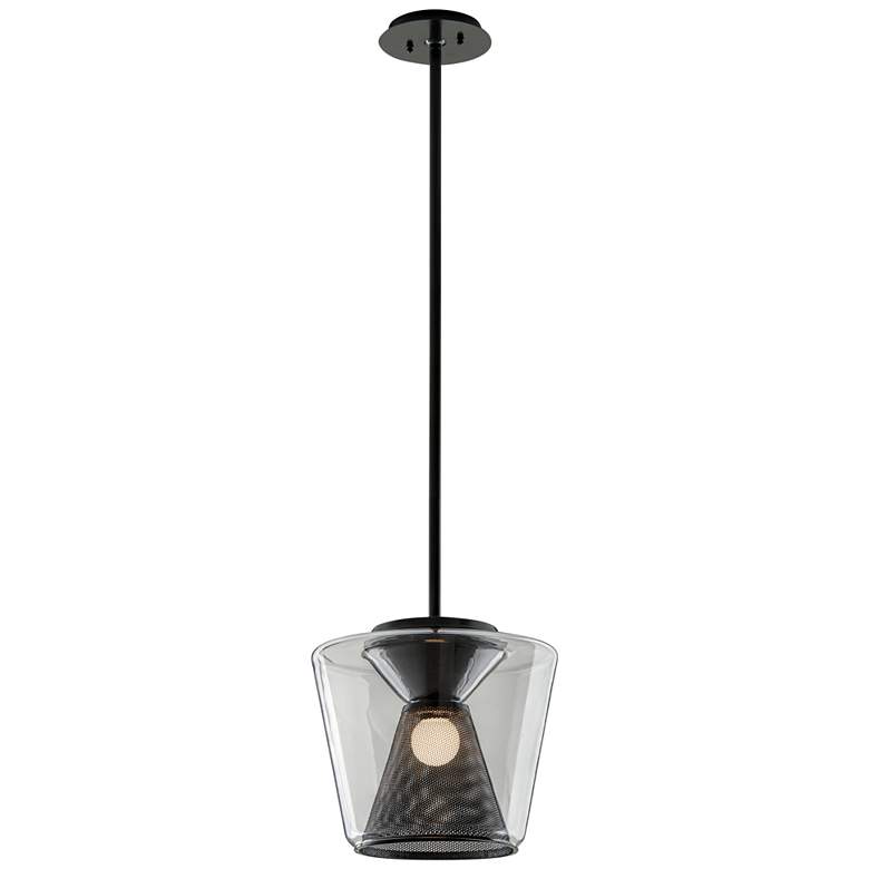 Image 2 Berlin 12 1/2 inch Wide Gun Metal LED Pendant Light