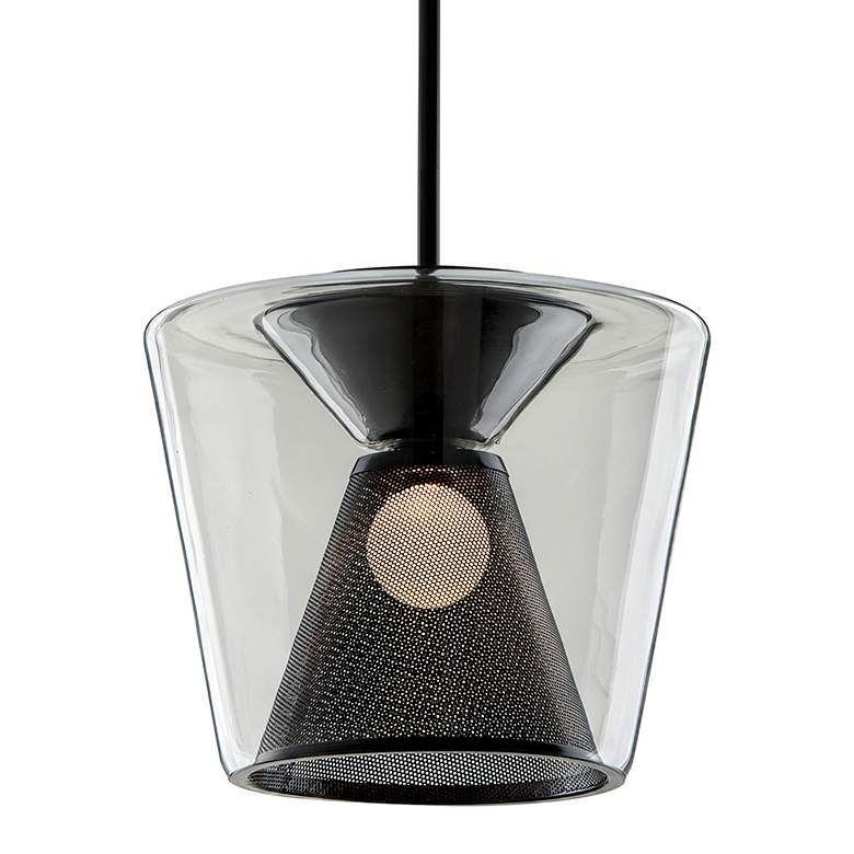 Image 2 Berlin 19 1/2" Wide Gun Metal LED Pendant Light