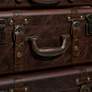 Thumbnail4 of Berlin 23"W Dark Brown Faux Leather Nesting Trunks Set of 3 more views