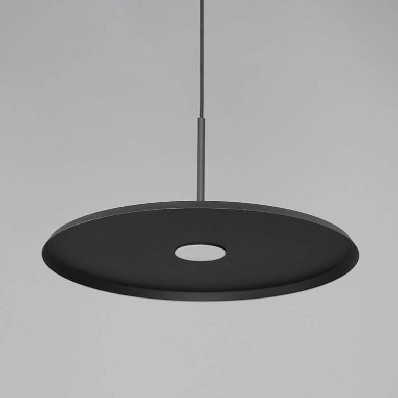 Image 3 Berliner 20" LED Pendant - Black more views