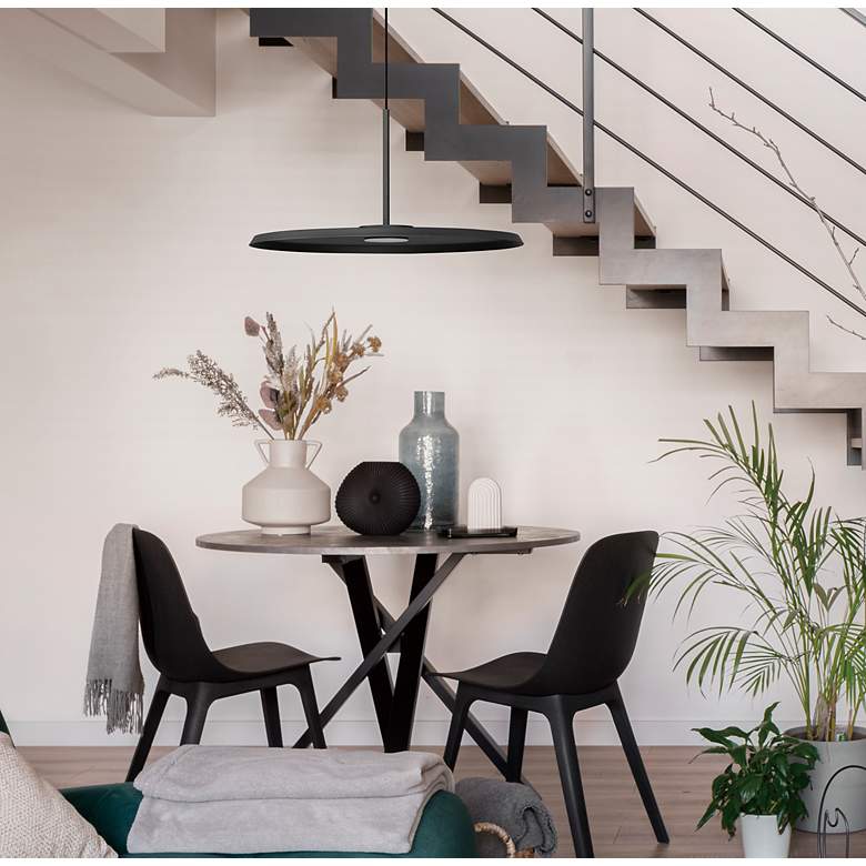 Image 6 Berliner 20" LED Pendant - Black more views