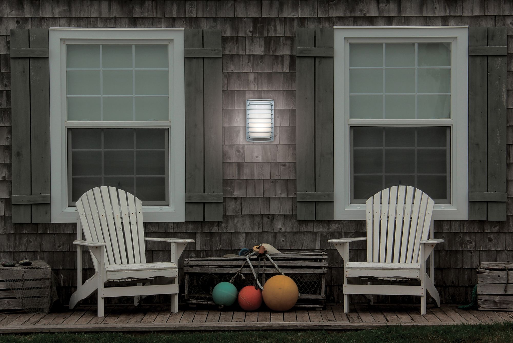 Image 3 Bermuda 10.5" High Satin Outdoor Wall Light w/ Ribbed Frosted Glass Sh more views