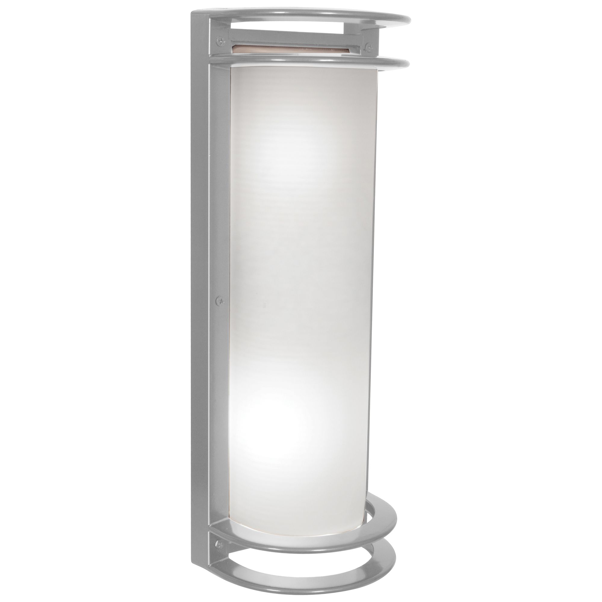 Image 3 Bermuda 16 3/4" High Satin Bulkhead LED Outdoor Wall Light more views