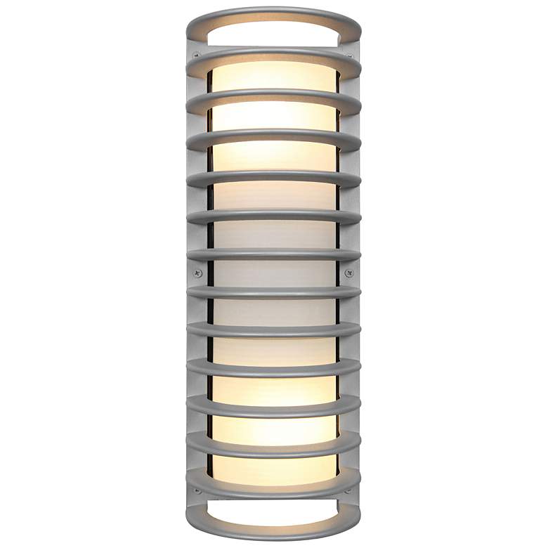 Image 2 Bermuda 16 3/4" High Satin Outdoor Wall Light more views