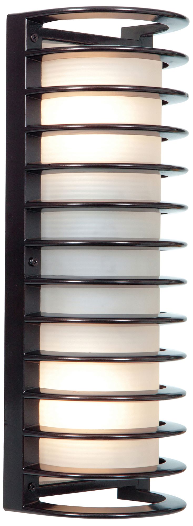 Bermuda 17" High 2-Light Bronze LED Outdoor Wall Sconce