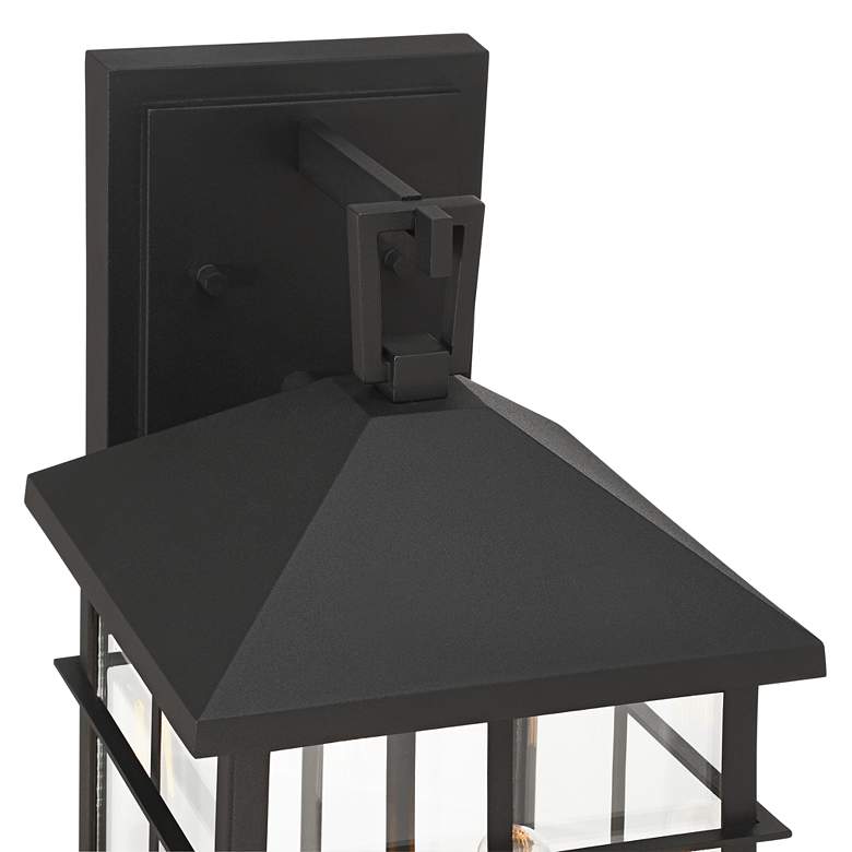 Image 2 Bernal 17 1/2" High Sand Black 2-Light Outdoor Wall Light more views
