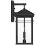 7_Bernal 17 1/2" High Sand Black 2-Light Outdoor Wall Light more views