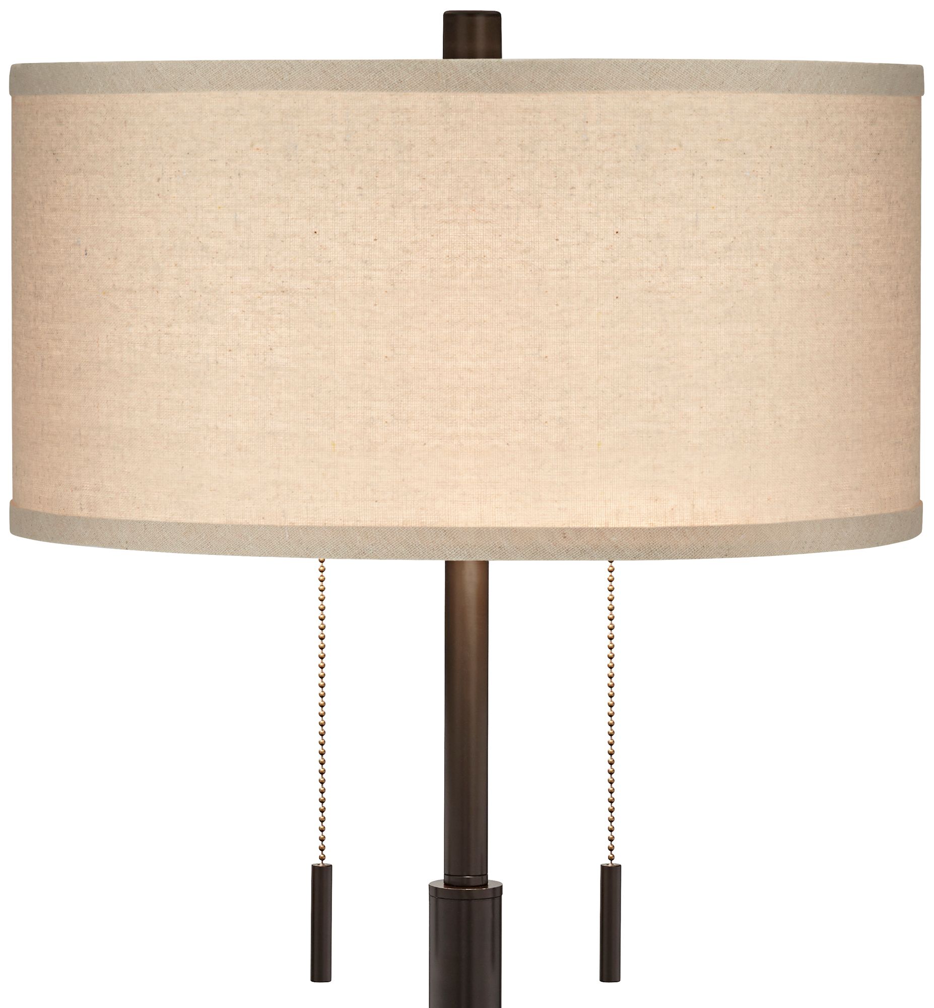 bernie industrial bronze table lamp