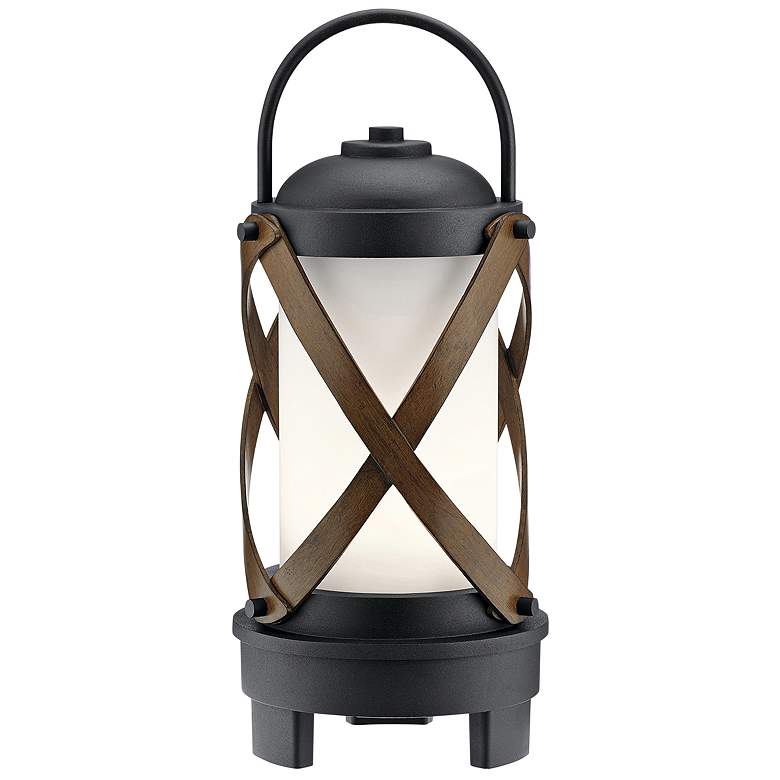 Image 1 Berryhill Black LED Portable Lantern w/ Bluetooth Speaker