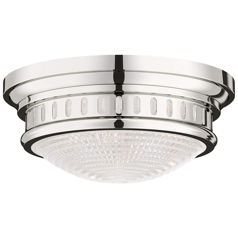 Image 1 BERWICK POLISHED NICKEL CEILING LIGHT