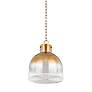 1_Beryl 15 3/4" Wide Patina Brass Pendant Light