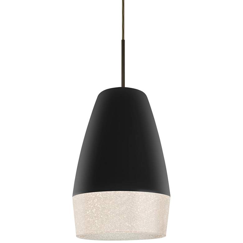 Image 1 Besa Abu 12 7 1/2" Wide Bronze and Black Mini Pendant Light