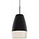 Besa Abu 12 7 1/2" Wide Bronze and Black Mini Pendant Light