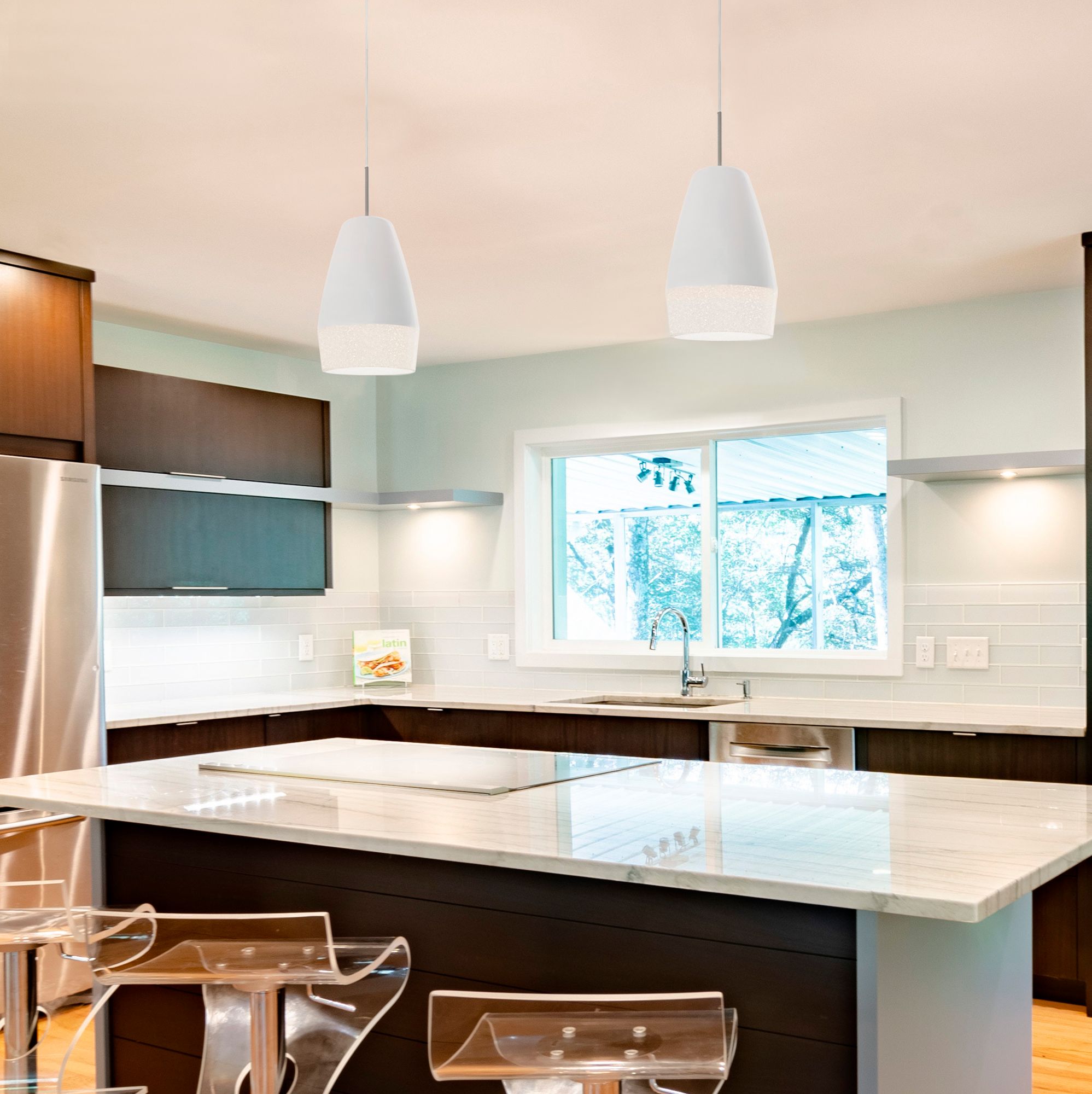 Image 2 Besa Abu 12 Pendant 7.5 Wide Bronze Finish more views