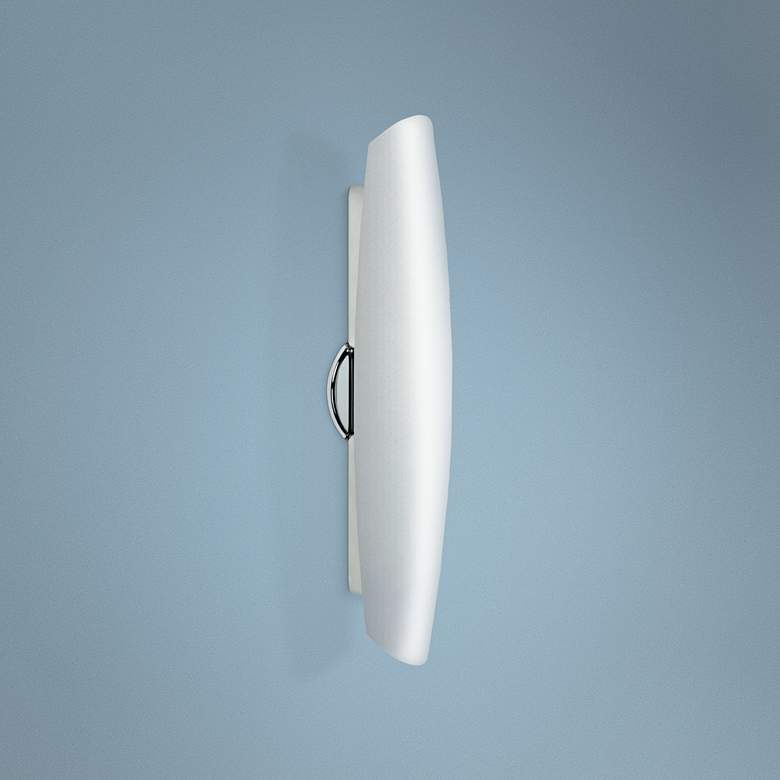 Image 1 Besa Aero 21 1/4" High Polished Nickel 3-Light Wall Sconce