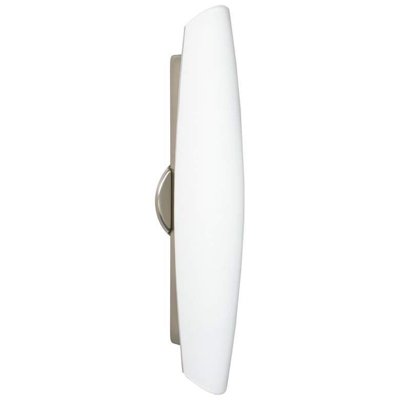Image 1 Besa Aero 21" High Opal Matte/Satin Nickel LED Wall Light