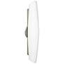 Besa Aero 21" High Opal Matte/Satin Nickel LED Wall Light