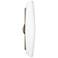 Besa Aero 21" High Opal Matte/Satin Nickel LED Wall Light