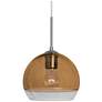 Besa Ally 8 Pendant Amber/Clear