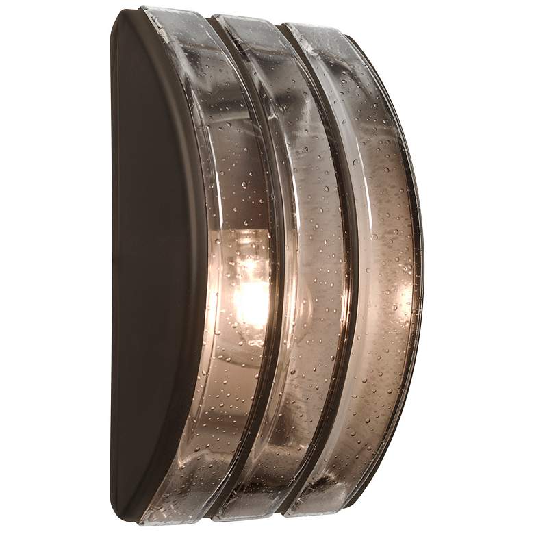 Image 1 Besa Aqua 10" High Bronze Outdoor Wall Light