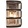 Besa Aqua 9 1/4" High Bronze Outdoor Wall Light