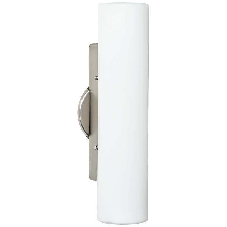 Image 1 Besa Baaz 15 3/4" High Satin Nickel Sconce