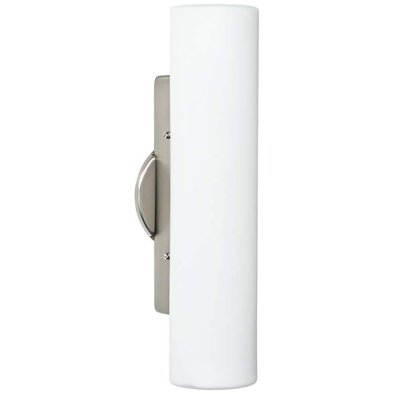 Image 1 Besa Baaz 15 3/4 inch High Satin Nickel Sconce