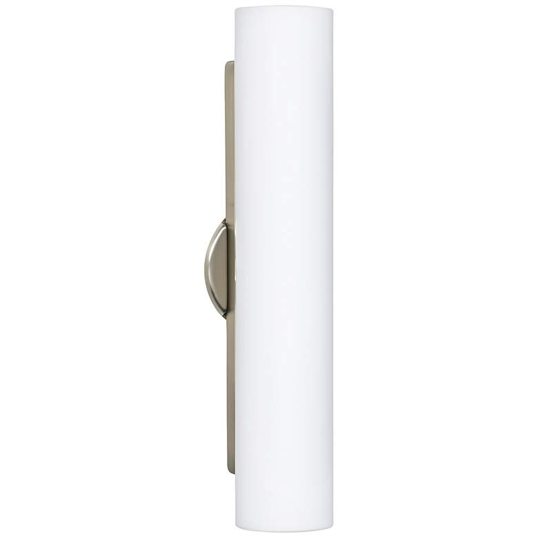 Image 1 Besa Baaz 19 3/4" High Satin Nickel Wall Light Sconce
