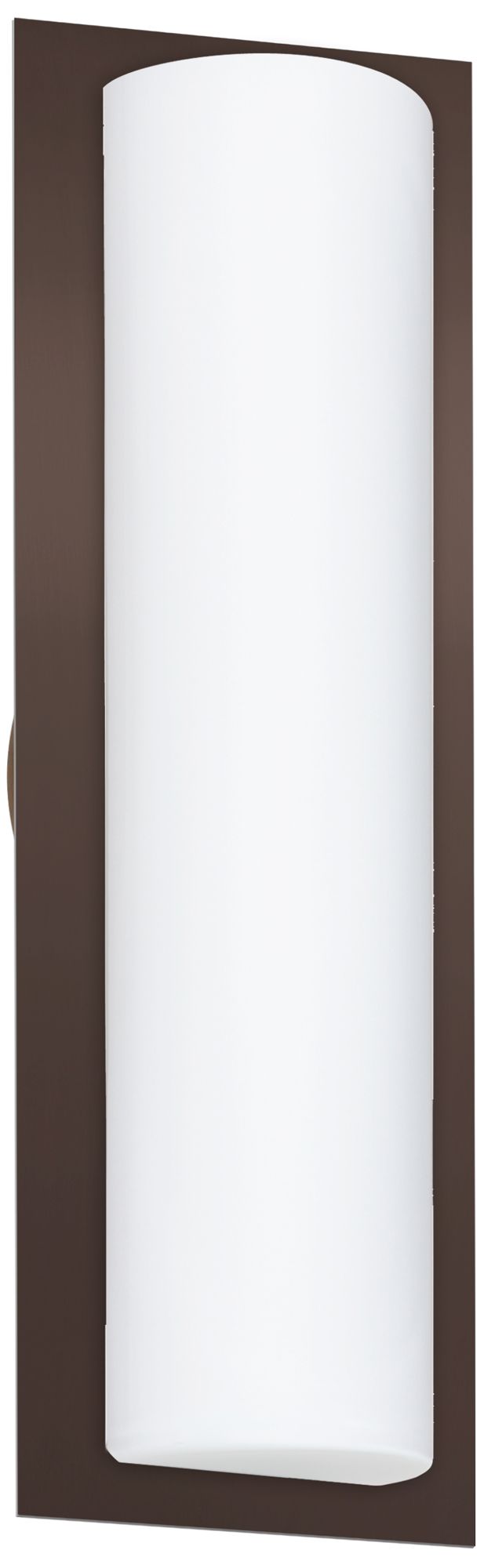 Besa Barclay 18" Opal Matte/Bronze Outdoor Sconce
