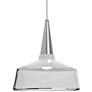 Besa Baron 10 10"W Nickel and White Glass LED Mini Pendant