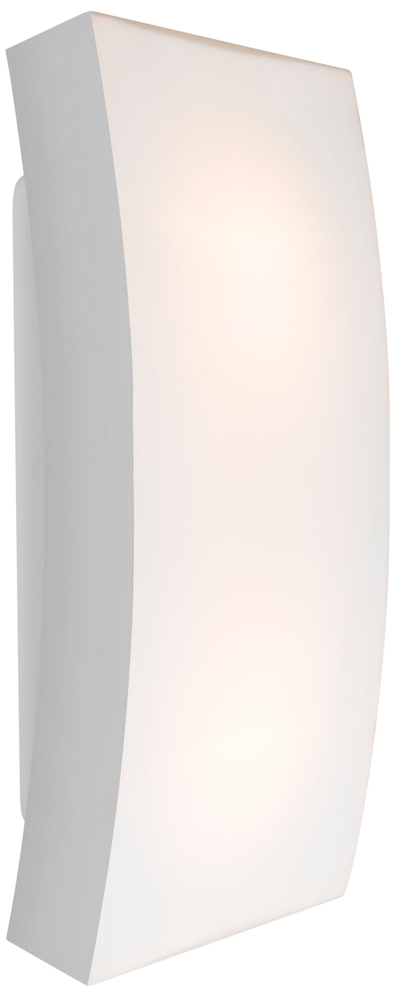 Besa Billow 15" Opal/Silver Outdoor Sconce