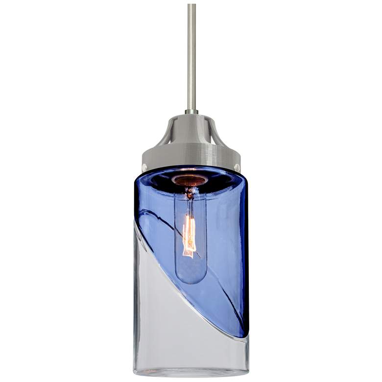 Image 1 Besa Blink Pendant 4.375 Wide Satin Nickel Finish